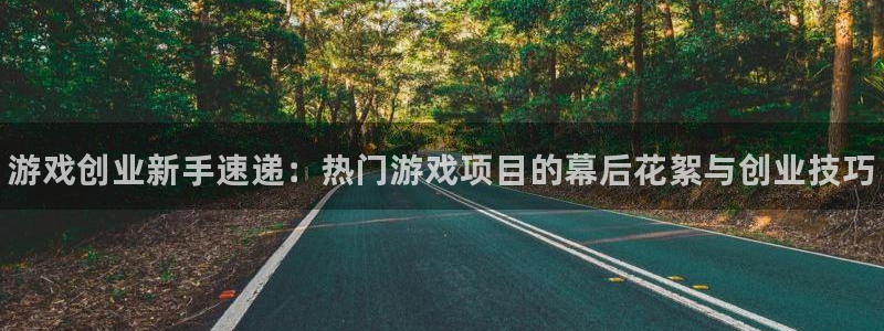 沐春奇亿娱乐：游戏创业新手速递：热门游戏项目的幕后花絮与创业